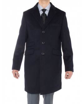 Luciano Natazzi Men's Cashmere Topcoat M - Image1
