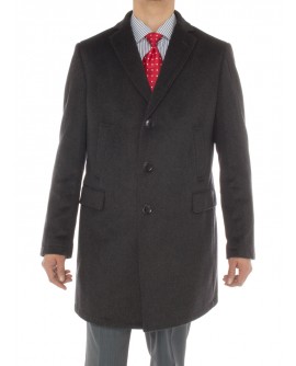 Luciano Natazzi Men's Cashmere Trench Co - Image1