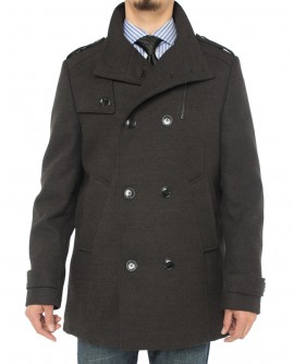 Luciano Natazzi Men's Stylish Top Coat C - Image1