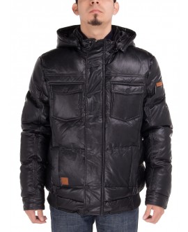 Luciano Natazzi Men's Puffer Coat Tec Re - Image1