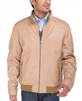 Luciano Natazzi Men's Lambskin Leather V - Image1