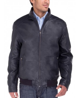 Luciano Natazzi Men's Lambskin Leather V - Image1