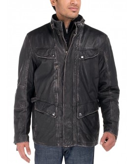 Luciano Natazzi Men's Vintage Look Lamb  - Image1
