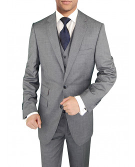 Mens BB Signature 3 Piece Vested Suit Ti - Image1
