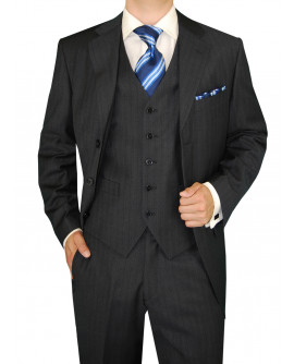 Mens GV Executive 3 Piece Suit Button Ve - Image1