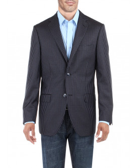 Mens BB Signature Check Modern Two Butto - Image1