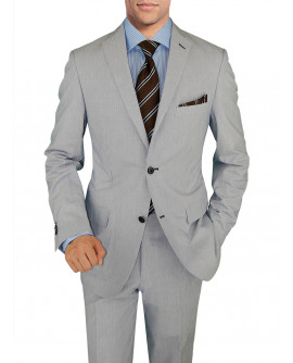 Mens BB Signature Suit 2 Button Trim Fit - Image1