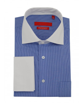 Mens GV Executive Stripe Dress Shirt Cot - Image1