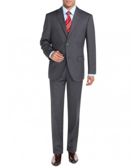 Mens BB Signature Suit Sharkskin 2 Butto - Image1