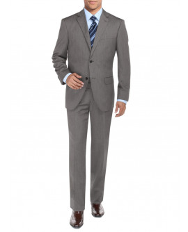 Mens BB Signature Suit Sharkskin 2 Butto - Image1