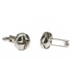 Stunning Knot Cufflinks Silver Plated Cu - Image3