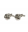 Unique Love Knot Cufflinks Silver Plated - Image4