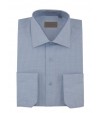 Mens Dress Shirt Spread Collar Cotton Co - Image1