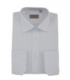 Mens Dress Shirt Spread Collar Cotton Co - Image1