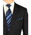 Luciano Natazzi Men's Two Button Navy St - Image5
