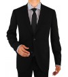 Nicoletti Mens Slim Fit Suit 2 Button Ja - Image1