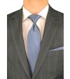 Salvatore Exte Men's 2 Button Gray Strip - Image3