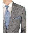 Salvatore Exte Men's 2 Button Striped Si - Image3