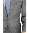 Salvatore Exte Men's 2 Button Striped Si - Image5