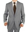 Salvatore Exte Men's 2 Button Light Gray - Image1