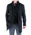Luciano Natazzi Men's Fitted Walker Coat - Image1