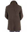 Luciano Natazzi Men's Fitted Walker Coat - Image3