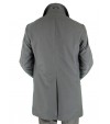 Luciano Natazzi Men's Fitted Walker Coat - Image3