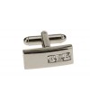 Modern Crystal Cufflinks Stainless Steel - Image1
