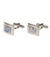 Mother of Pearl Mosaic Mens Cufflinks St - Image4