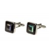 Mother of Pearl & Black Onyx Mens Cuffli - Image4