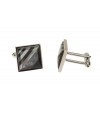 Mother of Pearl & Black Onyx Mens Cuffli - Image3