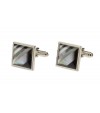 Mother of Pearl & Black Onyx Mens Cuffli - Image4