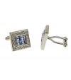 Multi Crystal High Silver Polished Mens  - Image3
