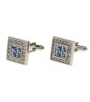 Multi Crystal High Silver Polished Mens  - Image4