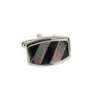 Mother of Pearl & Black Onyx Mens Cuffli - Image1