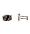 Mother of Pearl & Black Onyx Mens Cuffli - Image3