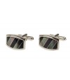 Mother of Pearl & Black Onyx Mens Cuffli - Image4