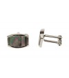 Mother of Pearl Mens Cufflinks with Gift - Image3