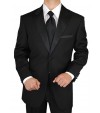 Giorgio Napoli Men's Tuxedo Suit 1 Butto - Image7