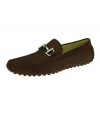 Salvatore Exte Men's Suede Leather Drivi - Image1