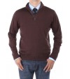 Luciano Natazzi Men's Mock Neck Elbow Pa - Image1