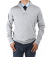Luciano Natazzi Men's Mock Neck Elbow Pa - Image1