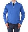 Luciano Natazzi Men's Mock Neck Elbow Pa - Image1