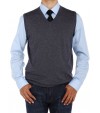 Luciano Natazzi Men's V-Neck Cotton Swea - Image1