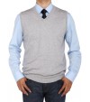 Luciano Natazzi Men's V-Neck Cotton Swea - Image1
