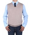 Luciano Natazzi Men's V-Neck Cotton Swea - Image1