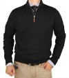 Luciano Natazzi Classic Fit Quarter Zip  - Image1
