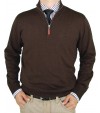 Luciano Natazzi Classic Fit Quarter Zip  - Image1
