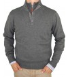 Luciano Natazzi Mens Fashion Double Mock - Image1
