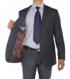 Luciano Natazzi Mens Two Button Ticket P - Image4
